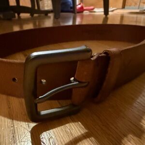 Men's Brown Leather Belt